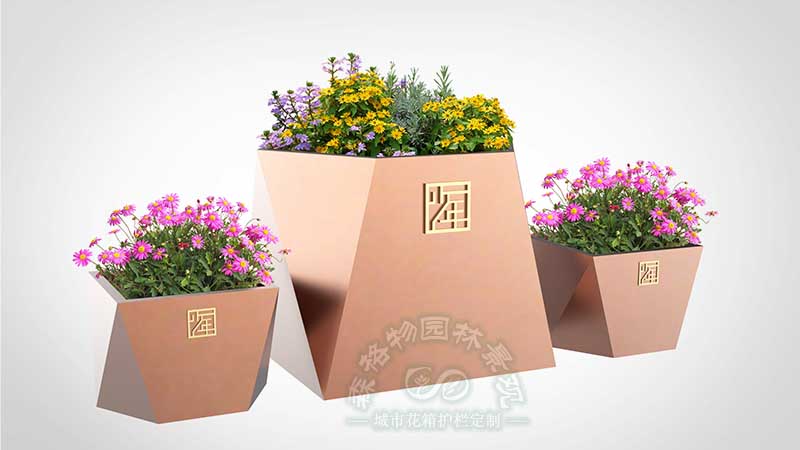 商業街不銹鋼大型樹池
