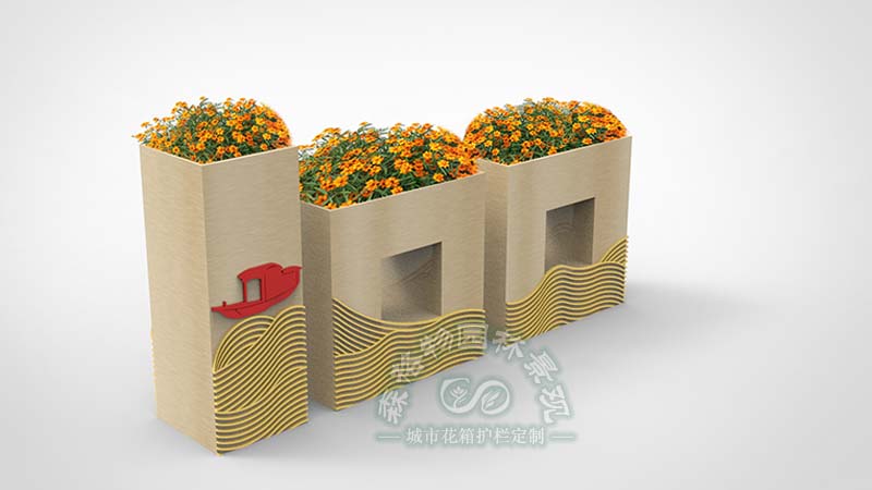 不銹鋼紀念定制款花箱