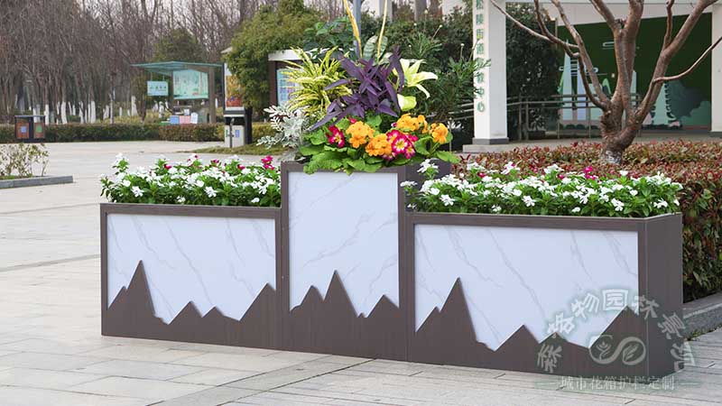 福建大理石紋保溫鋁板花箱