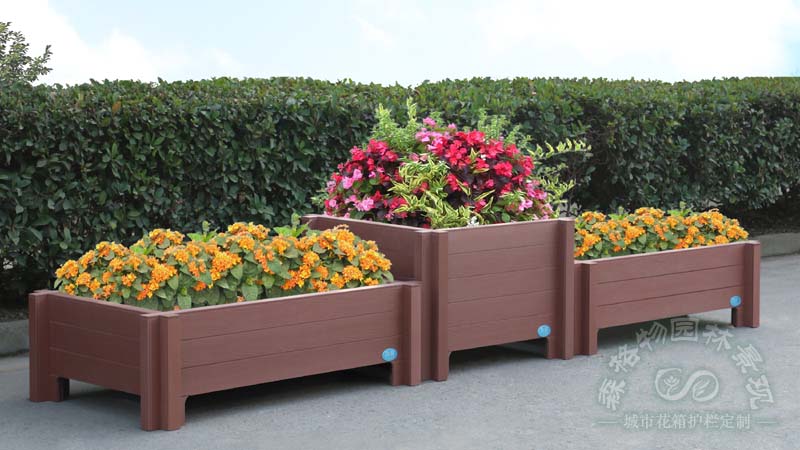廣元公園廣場組合pvc花箱