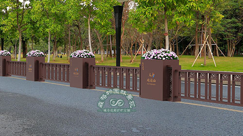城市印象花箱護(hù)欄綠化隔離欄