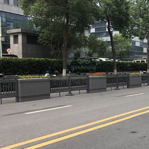 儋州PVC道路花箱組合
