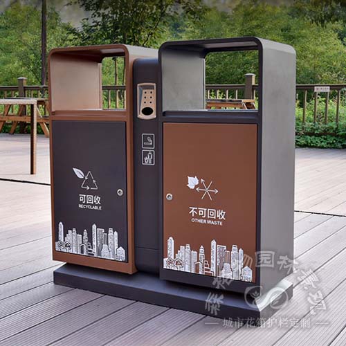 中山城市風(fēng)系列大底座垃圾箱