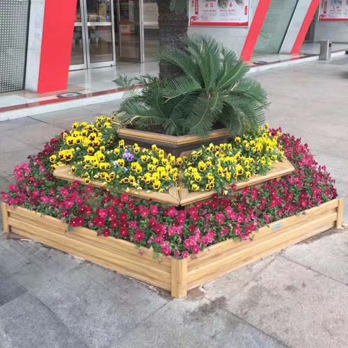 六邊形鋁合金樹池花箱