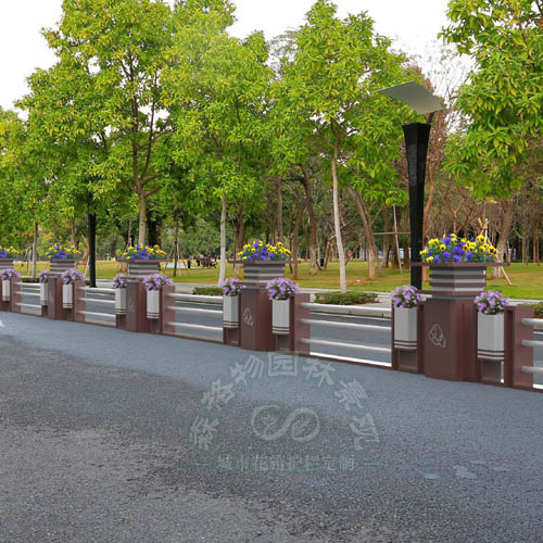博古通今道路隔離護(hù)欄花箱