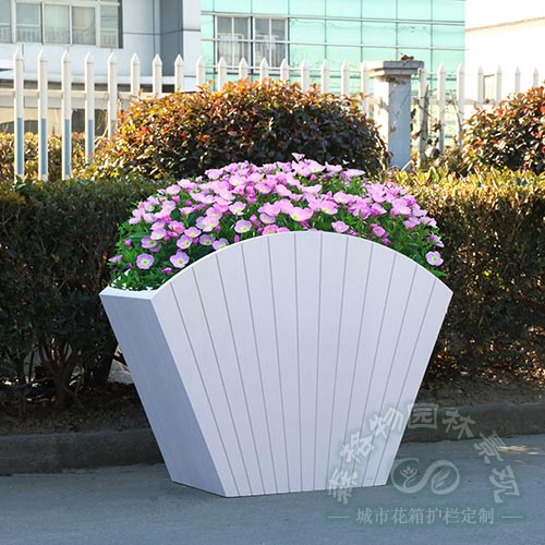 河北扇貝形pvc花箱